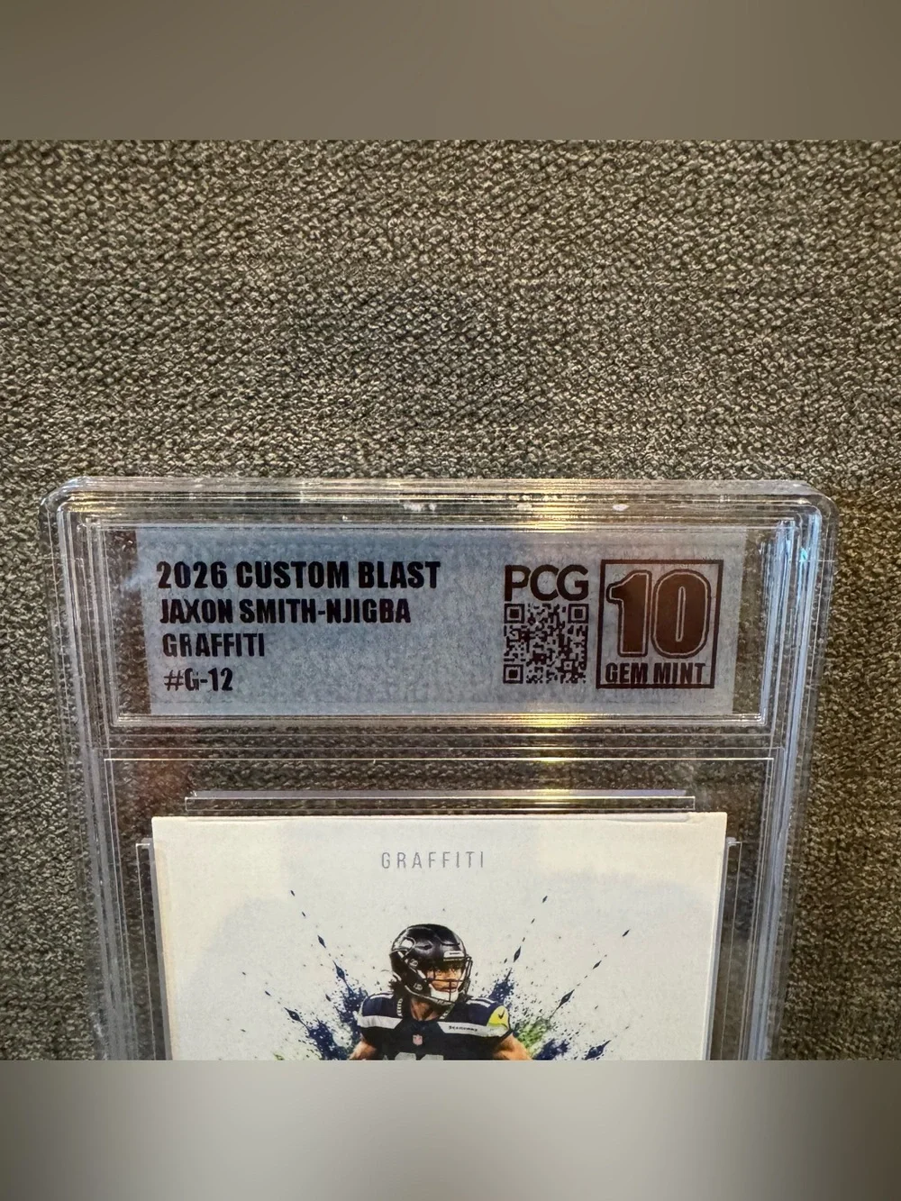 Jaxon Smith-Njigba 2026 Custom Blast Graffiti #G-12 PCG 10 Gem Mint
